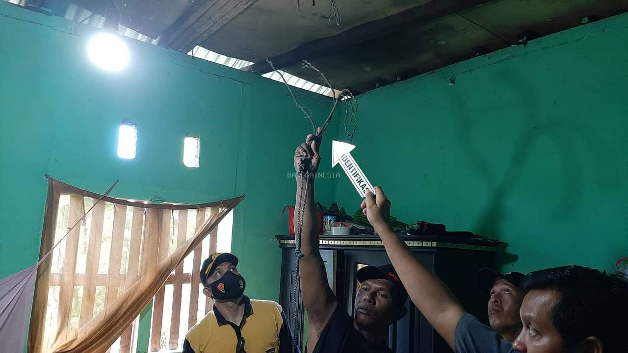 Gadis Muda Ditemukan Tewas Gantung Diri di Nonong Batui