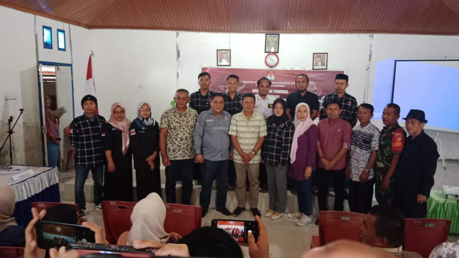 PPK Nambo Gelar Rapat Pleno Terbuka Rekapitulasi DPHP