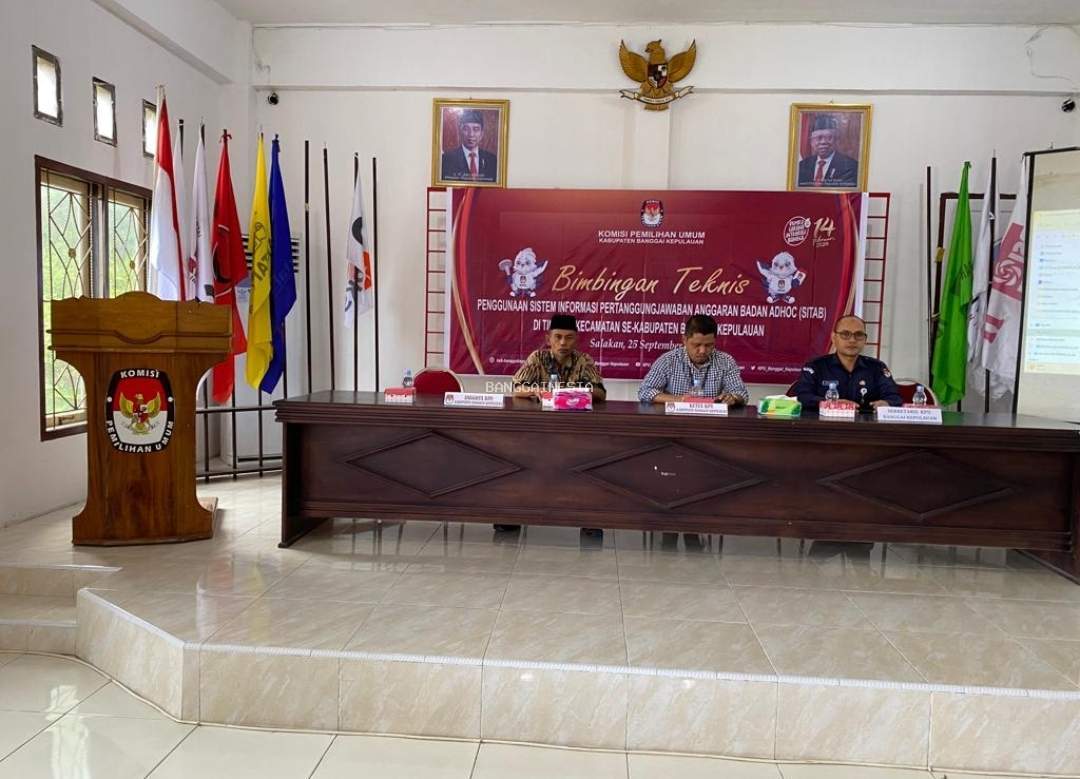 Wujudkan Penggunaan Keuangan Yang Transparan dan Akuntabel, KPUD Bangkep Laksanakan Bimtek SITAB