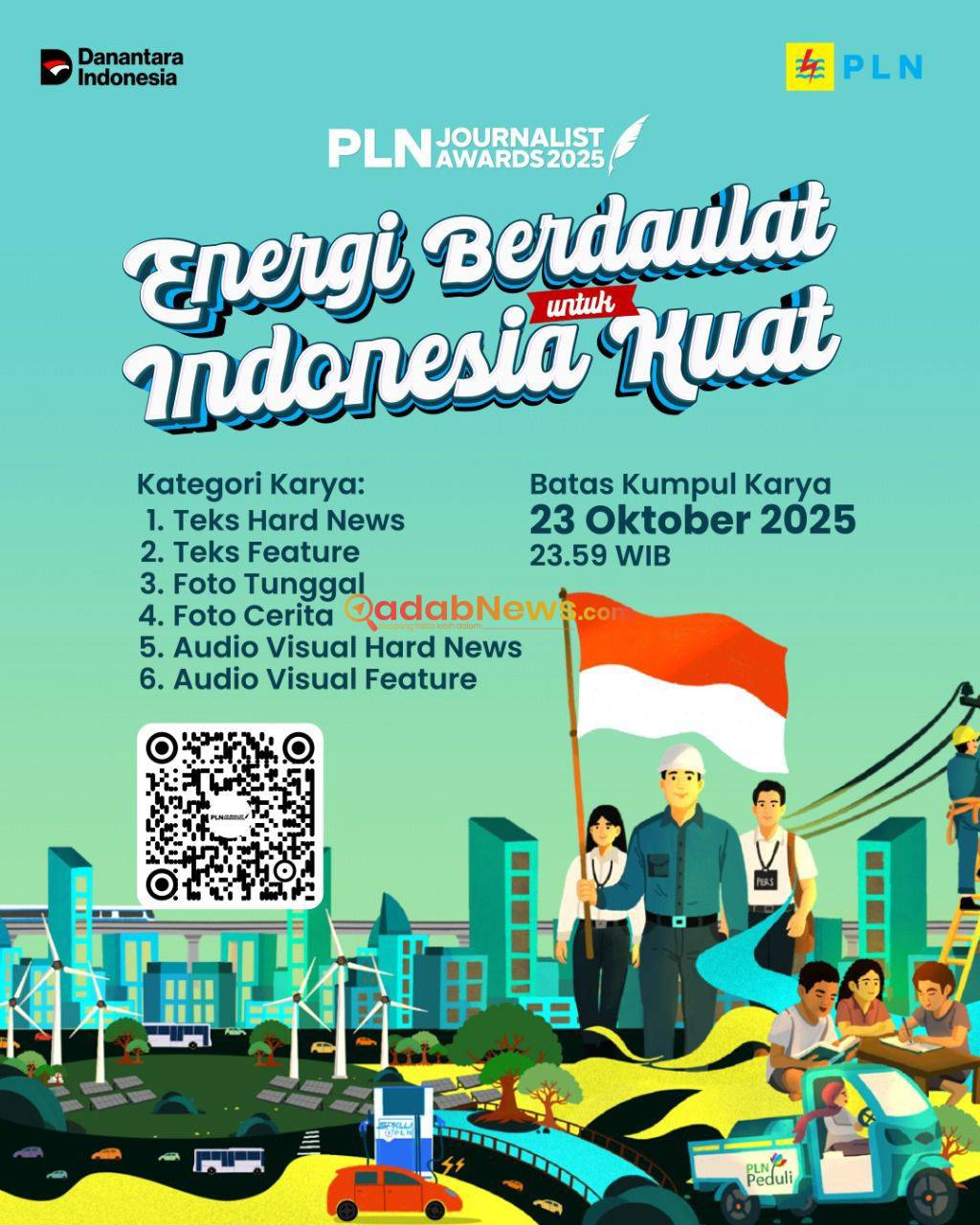 Ajang PLN Journalist Awards 2025 Dibuka, Apresiasi untuk Pewarta Penggerak Literasi Energi Nasional