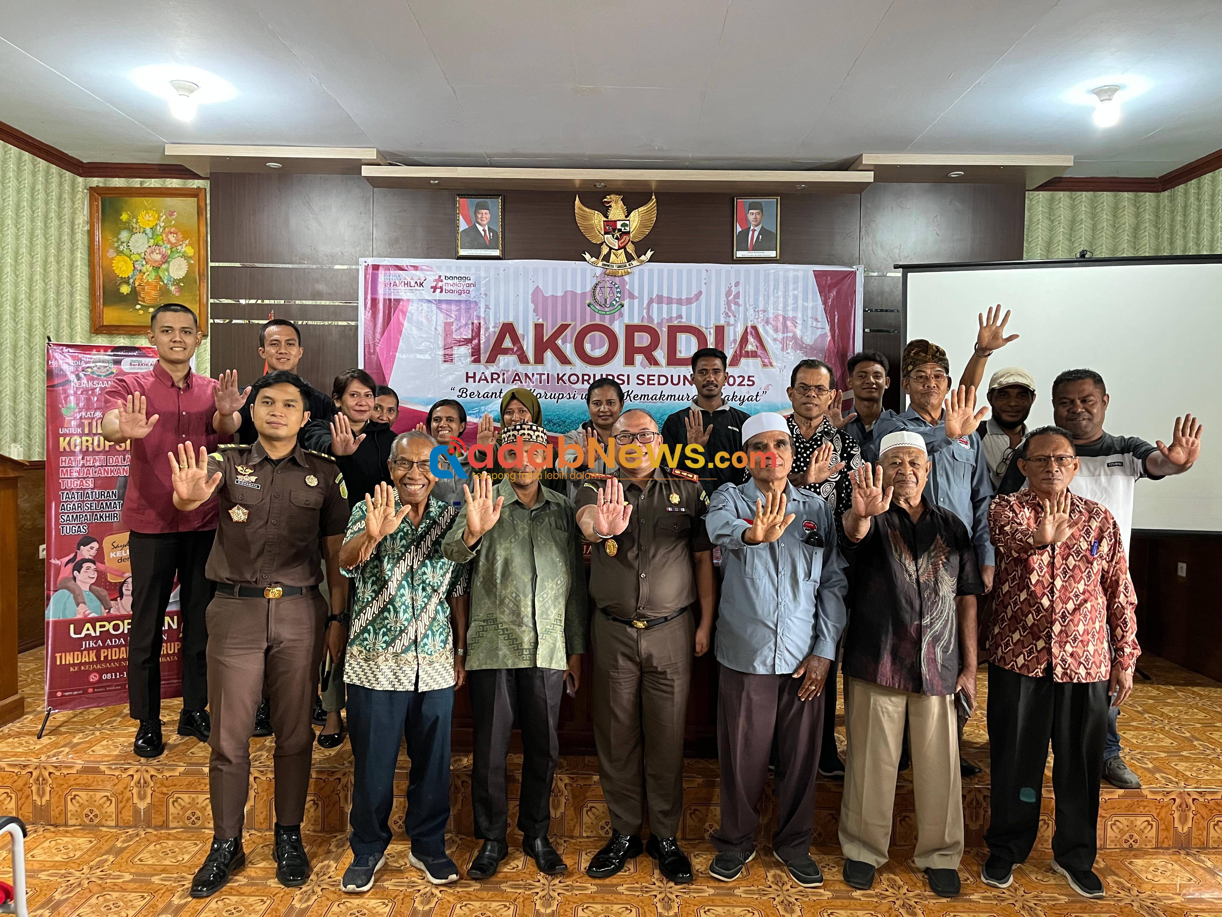 Wujudkan Komitmen Antikorupsi, Kejari Lembata Gelar Penyuluhan Hukum dalam Peringatan HAKORDIA 2025