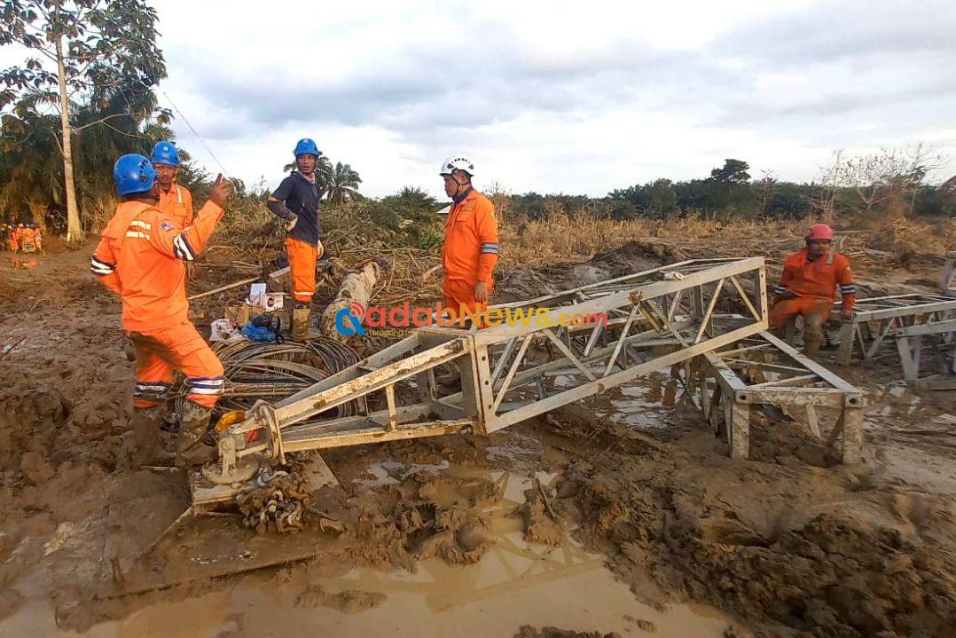 PLN Terus Kebut Siang Malam Perbaiki Jalur Listrik Langsa-Pangkalan Brandan, Penopang Pemulihan Kelistrikan Aceh