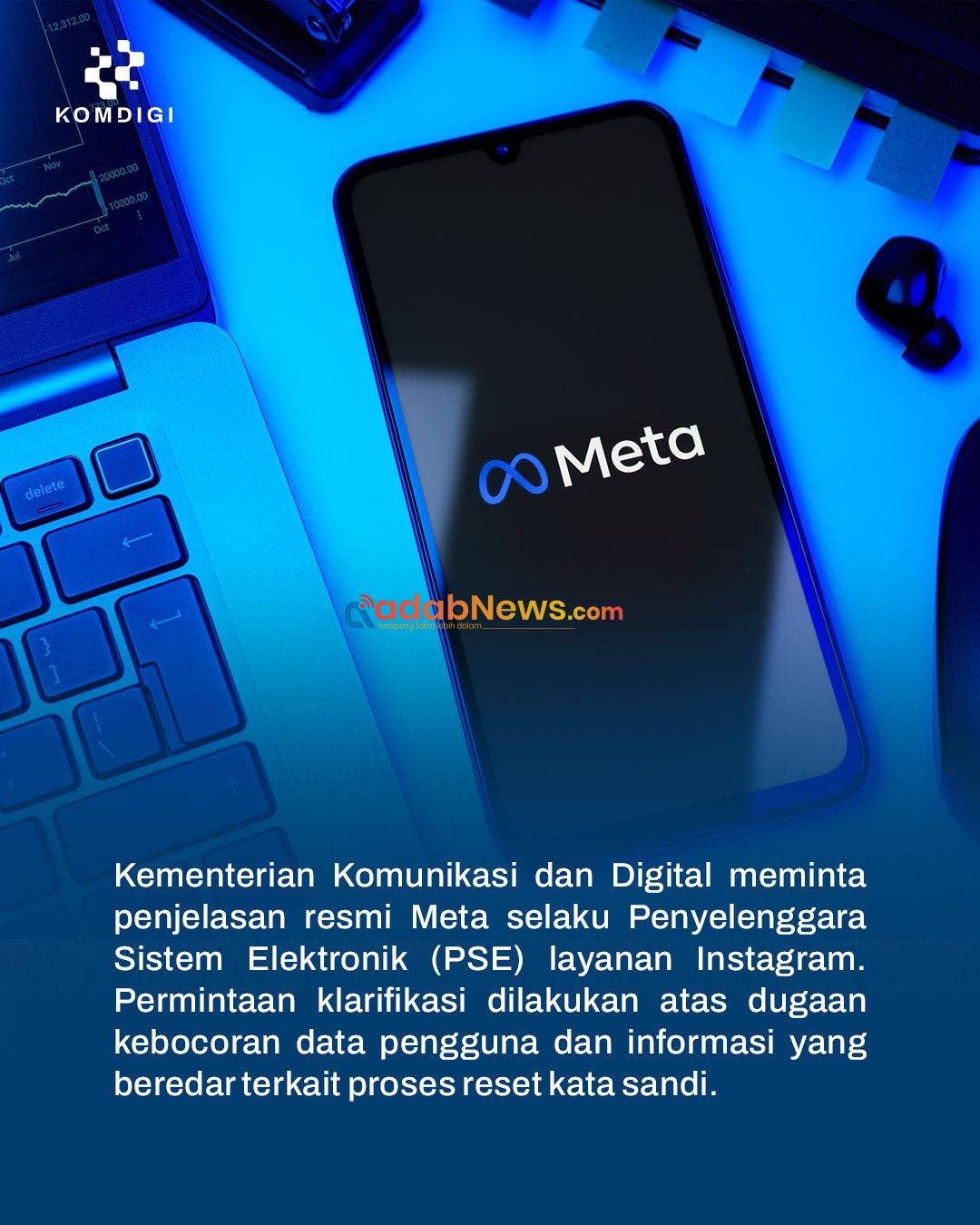 Kemenkomdigi Minta Klarifikasi Meta Terkait Isu Dugaan Kebocoran Data Instagram