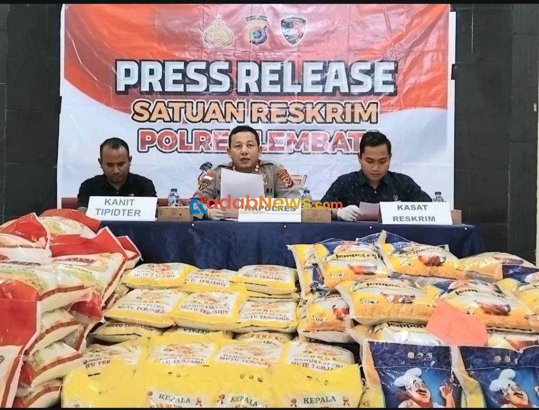 Lagi, Polres Lembata Gulung Kasus Repacking Beras, Pelaku Terancam Lima Tahun Penjara 