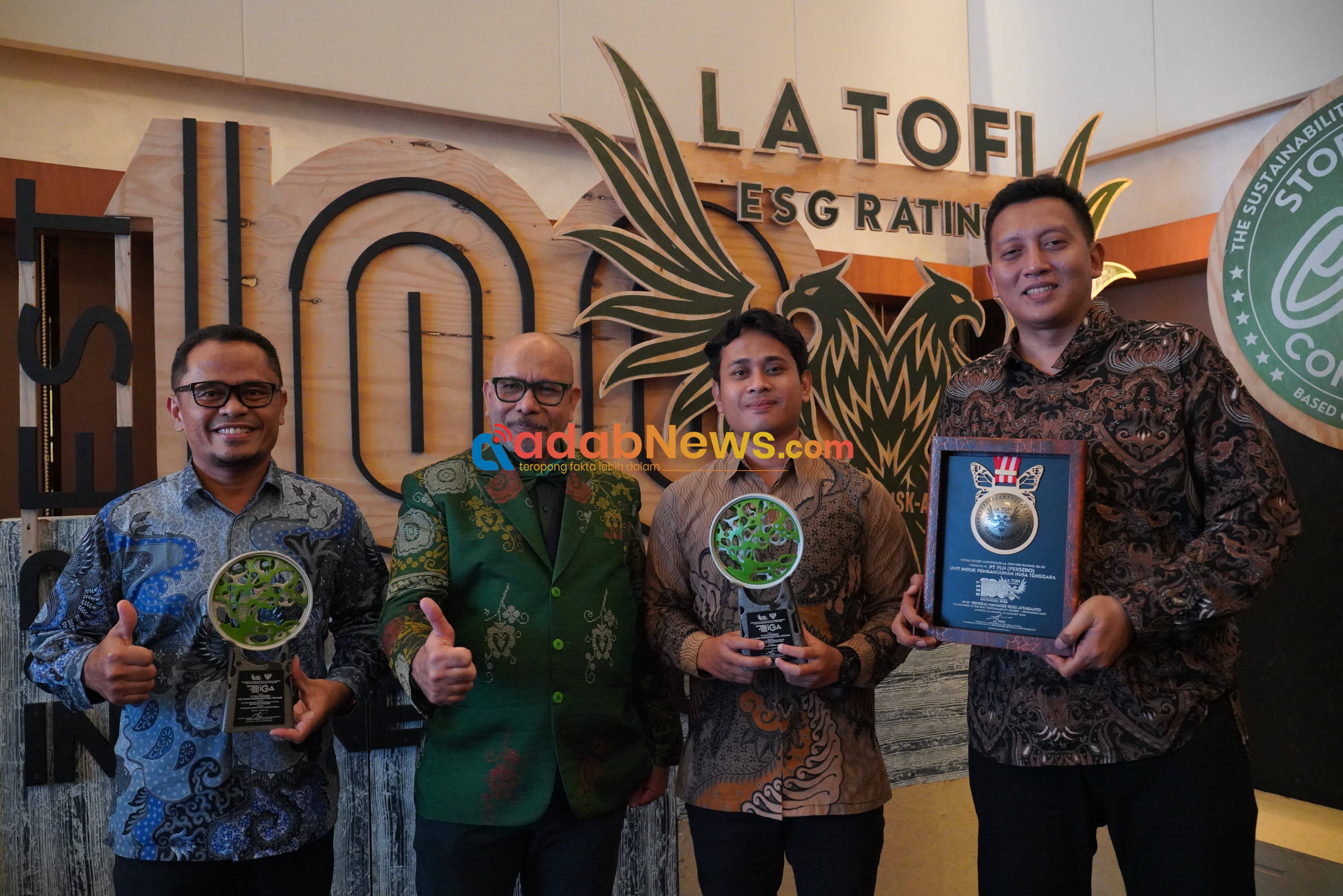 Implementasi ESG Berkelanjutan, PLN UIP Nusra Sabet Dua Penghargaan Platinum di Indonesia Green Awards 2026