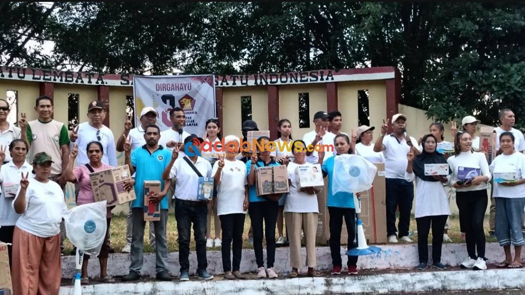 HUT ke-18 Gerindra Lembata Diwarnai Gerakan Lingkungan, Program Sosial, dan Penguatan Konsolidasi Politik