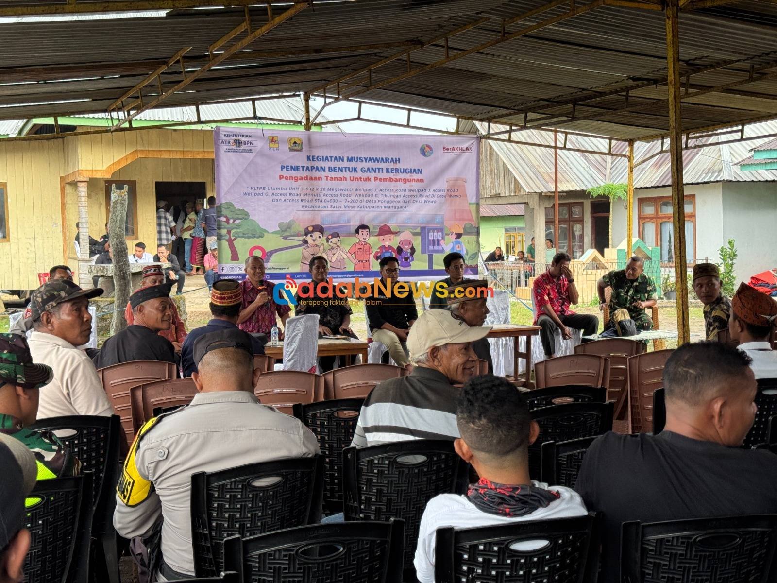 PLN UIP Nusra Gelar Musyawarah Ganti Kerugian Tanah PLTP Ulumbu 5-6, Libatkan 281 Warga Pemilik Tanah