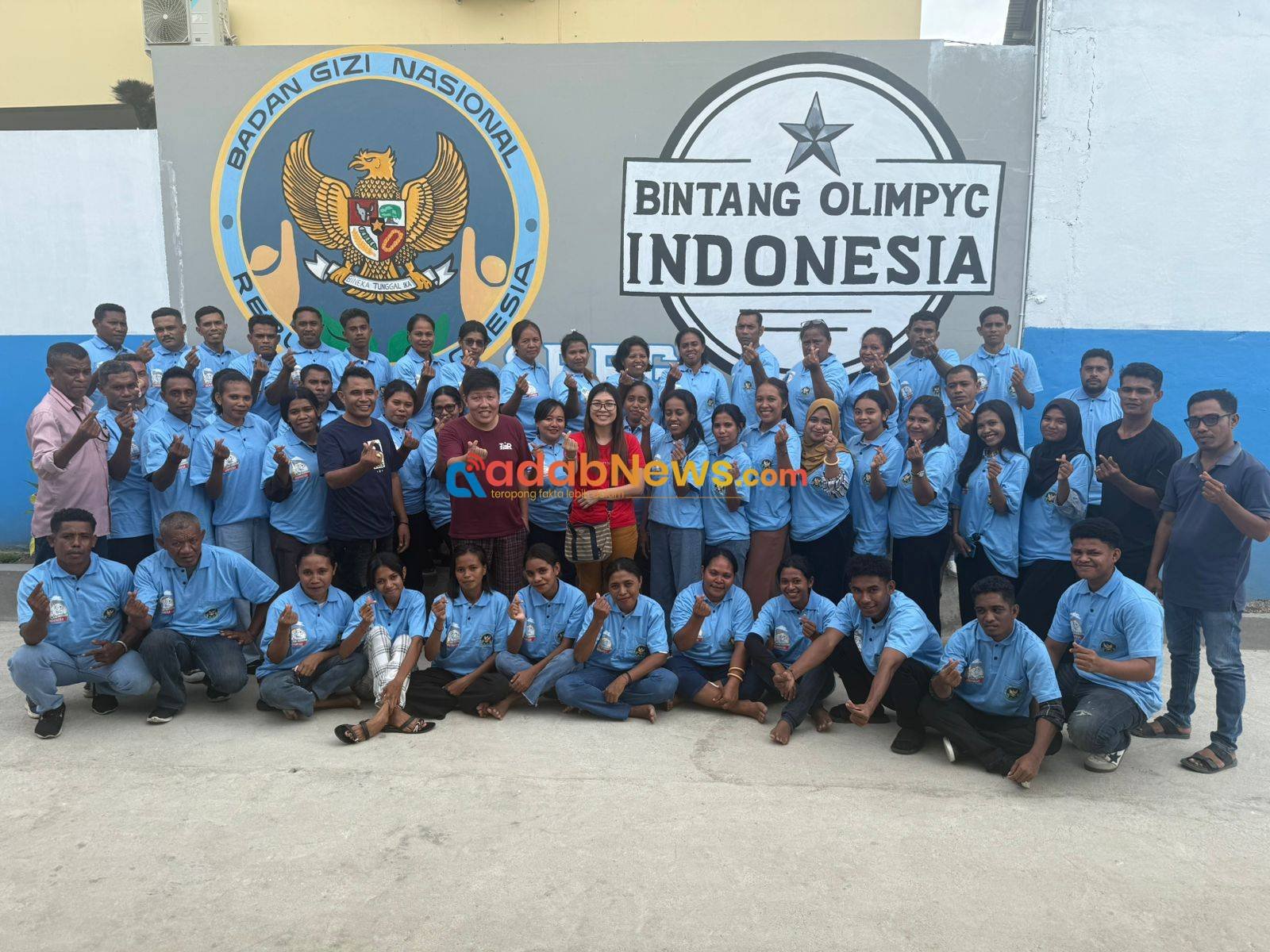 Ayo Tanam Buah, SPPG Lewoleba Tengah dibawa Yayasan Bintang Olimpic Indonesia Mulai beroperasi