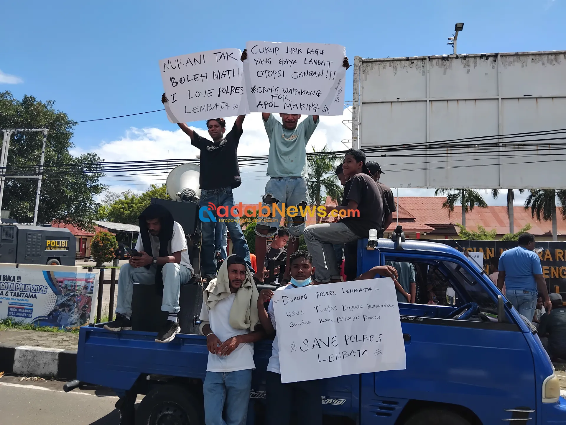 Usai Di Demo Warga, Polres Lembata Janji Seriusi Penanganan Kasus Kematian Kades Laranwutun