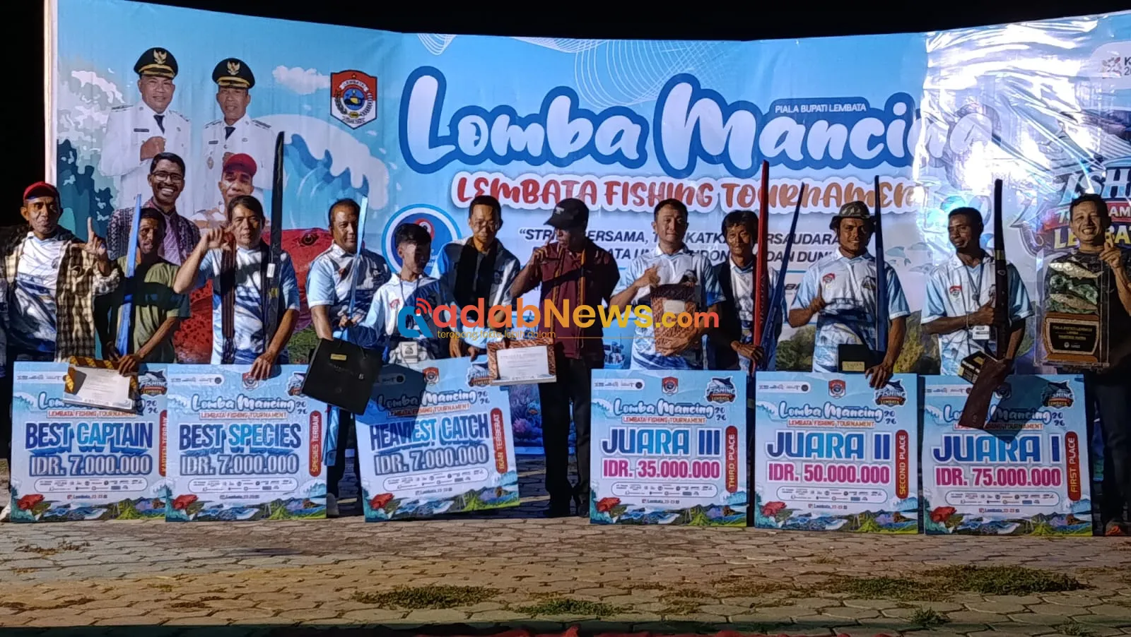 Kereenn, Tuan Rumah Lembata Sabet Seluruh Kategori Lomba Mancing 2026