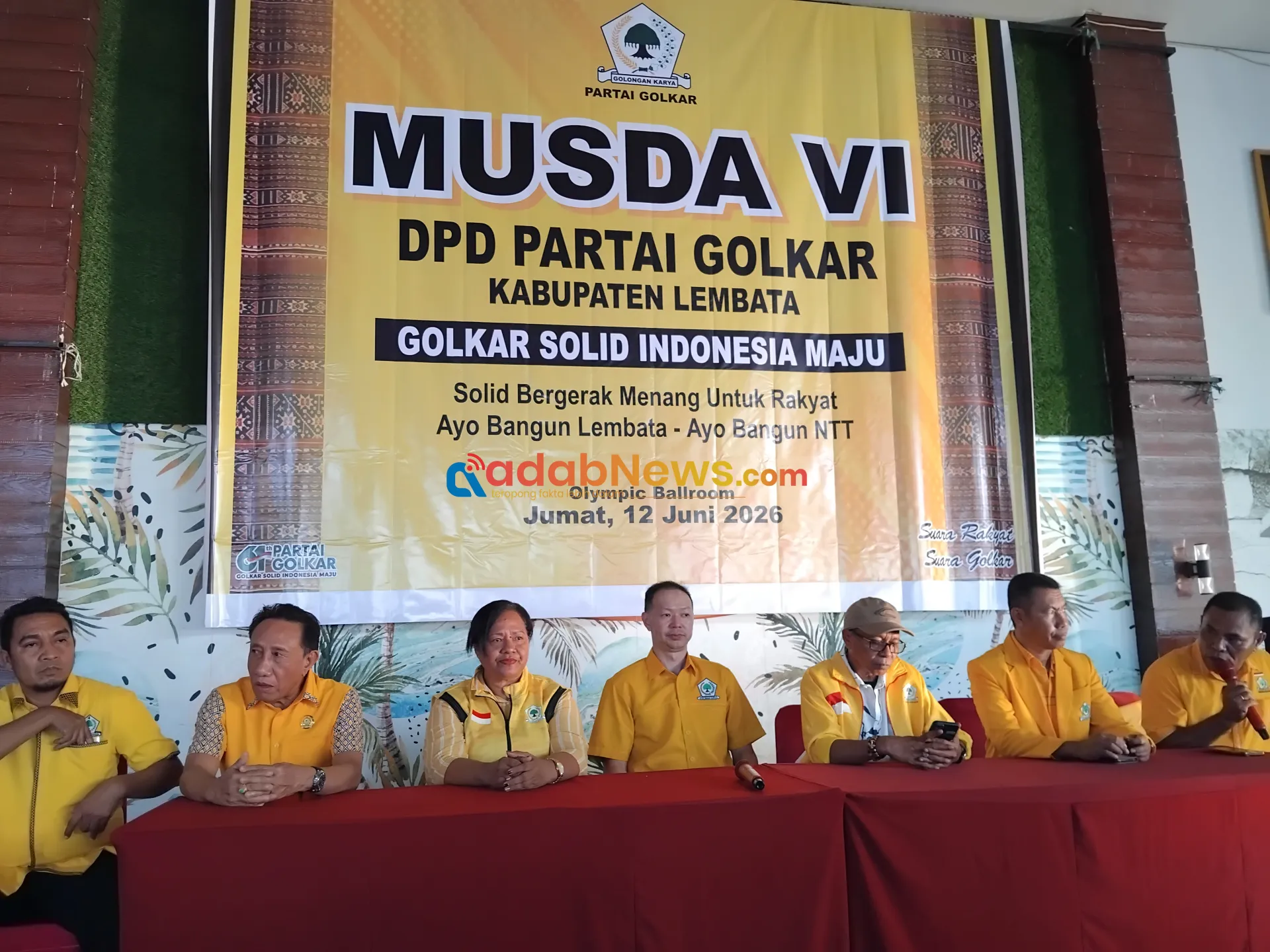 Musda VI Golkar Lembata Tetapkan Target Rebut Pimpinan Legislatif dan Eksekutif