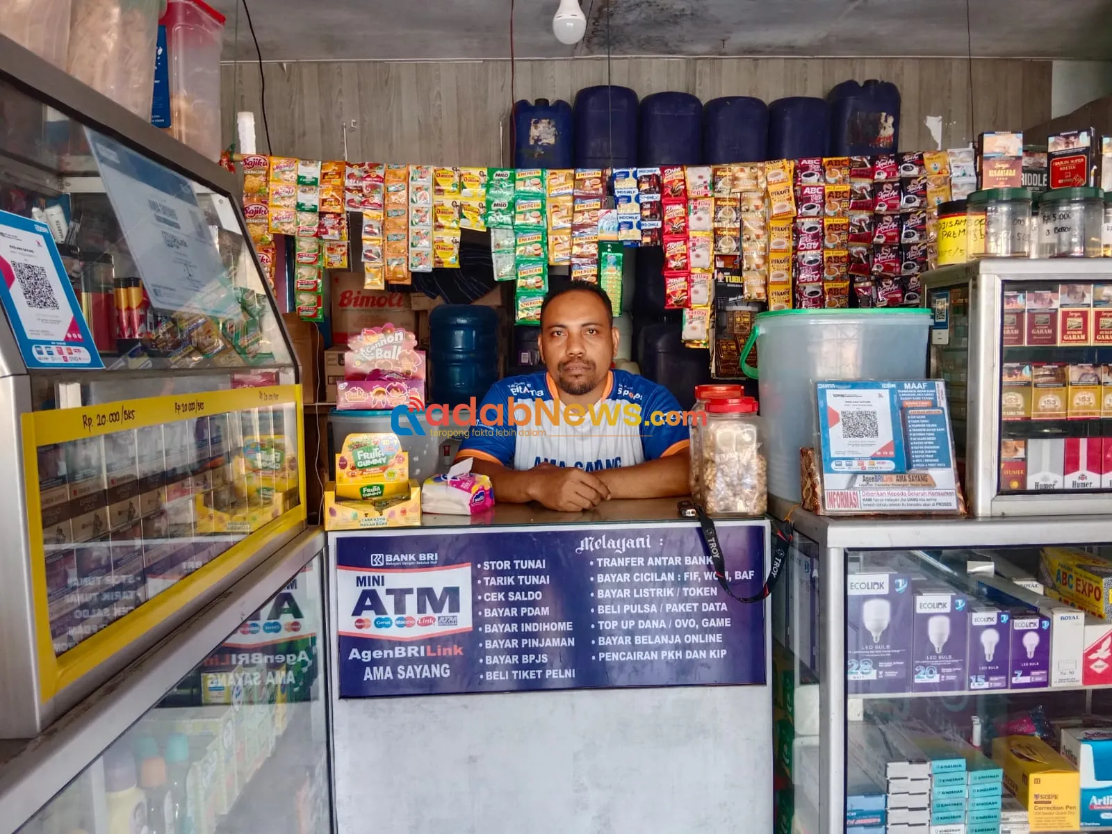 Agen BRILink Ama Sayang Raup Keuntungan, Layani Ratusan Transaksi Warga Lembata